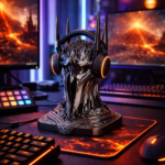Support de Casque Gaming "Sauron" – L'Œil du Mordor Édition Commémorative