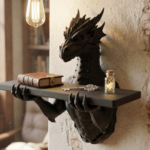 Étagère murale Dragon - Le Gardien du Grimoire