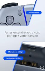 Sony DualSense V2 Noir, Blanc Bluetooth/USB Manette de Jeu Analogique/Numérique Android, Mac, PC, PlayStation 5, iOS – Image 3