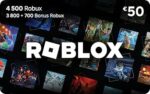 Carte Cadeau Roblox 50€- Carte cadeau Roblox 4,500 Robux (article virtuel exclusif inclus] (Code digital pour ordinateur, téléphone, tablette, Xbox One, Xbox Series X|S, Oculus Rift et HTC Vive) code envoyer par E-mail ou Livraison – Image 2