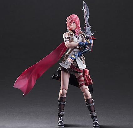 61Z5as6osAL._AC_SX425_ NONAME Dissidia Final Fantasy Play Arts Kai – Lightning – 25 cm, AUG178437 – Image 1