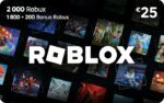 Carte Cadeau Roblox 25€- Carte cadeau Roblox 2,000 Robux (article virtuel exclusif inclus] (Code digital pour ordinateur, téléphone, tablette, Xbox One, Xbox Series X|S, Oculus Rift et HTC Vive) code envoyer par E-mail ou Livraison – Image 2