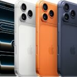 Apple iPhone 17 Pro 256 Go : Écran 6,3 pouces avec ProMotion jusqu’à 120 Hz, Puce A19 Pro, Autonomie prodigieuse, Système caméra Pro Fusion avec caméra avant Center Stage ; Orange cosmique