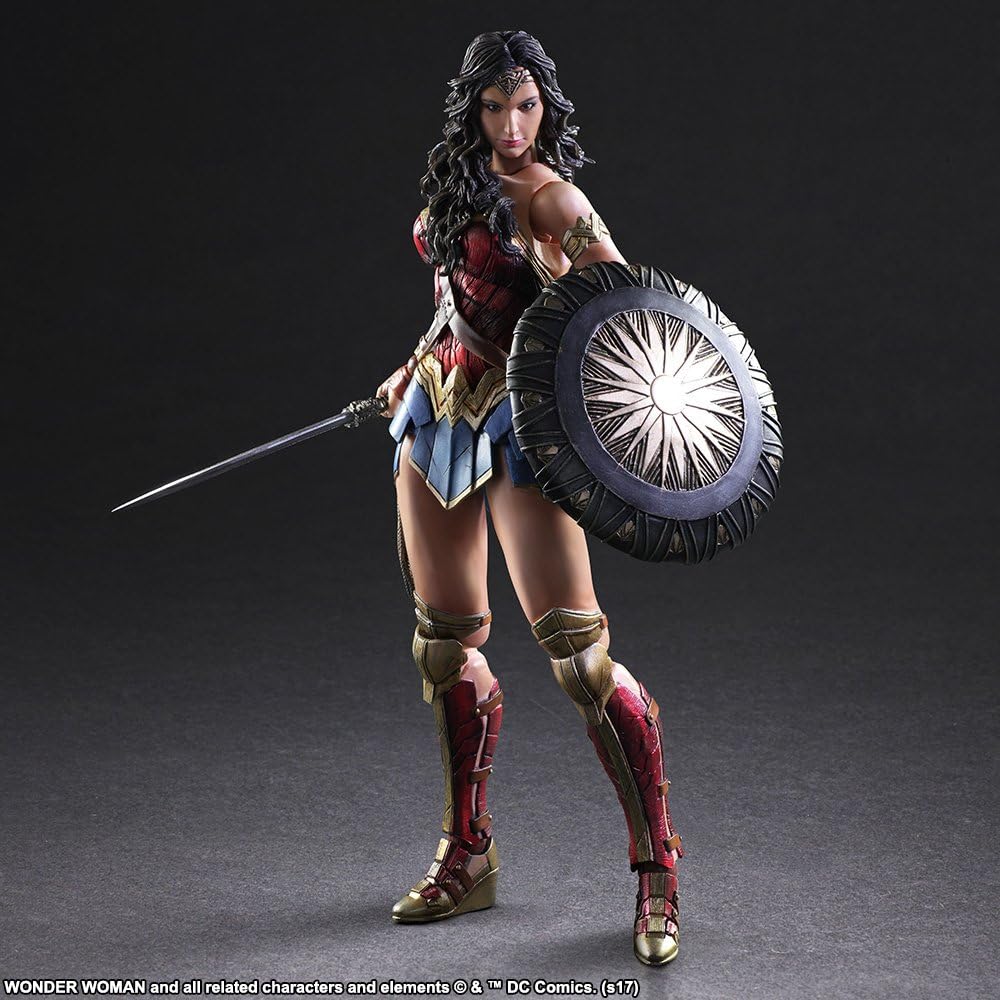 71S6op3-hGL._AC_SL1000_ Square Enix Movie Figurine Wonder Woman Variant Play Arts Kai Action Figure – Image 1