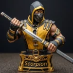 Buste de Scorpion - Édition Mortal Kombat