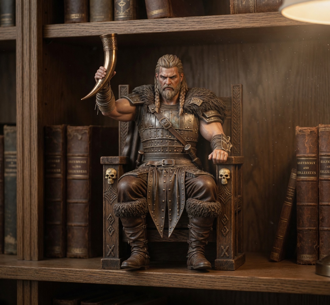 slbJj (1) Figurine Assassin’s Creed Valhalla Eivor – Image 1