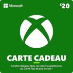 20€ Xbox Carte Cadeau Code Digital (Code par Email ou Livraison) region France