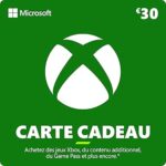 30€ Xbox Carte Cadeau Code Digital (Code par Email ou Livraison) region France