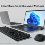 Belkin Ensemble Clavier et Souris sans Fil avec dongle USB-A, AZERTY, Ergonomique, pour la Maison ou Bureau, Compatible avec Les Ordinateurs Portables ou Ordinateurs de Bureau Windows, Piles incluses
