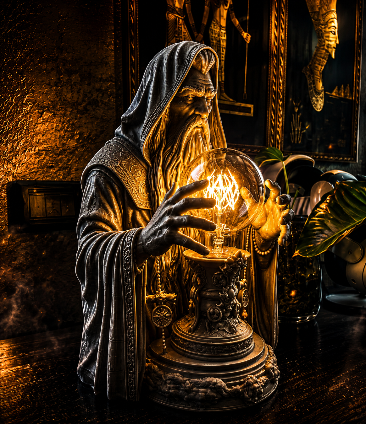 1781606344555 Gandalf le seigneur des anneaux – lampe Gardien de la Flamme Éternelle – Image 1