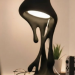 Lampe de bureau fondante – Lampe moderne dégoulinante