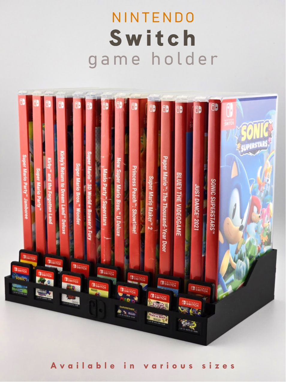 1781703950527 Nintendo Switch 1 et 2 - Rangement et présentation de jeux – Image 1