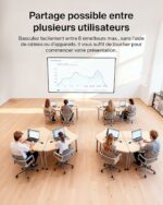 Belkin ConnectAir Adaptateur HDMI Sans Fil Pour Ordinateurs Portables USB-C, Tablettes, Smartphones, Projecteurs, Plug & Play, HD 1080p à 60 Hz, Partage D'Écran, Accessoire De Voyage, Sans Wi-Fi – Image 2