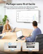 Belkin ConnectAir Adaptateur HDMI Sans Fil Pour Ordinateurs Portables USB-C, Tablettes, Smartphones, Projecteurs, Plug & Play, HD 1080p à 60 Hz, Partage D'Écran, Accessoire De Voyage, Sans Wi-Fi – Image 8