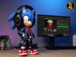 SUPPORT DE CASQUE - Collection Figurine Sonic Urban Vibes – Image 2