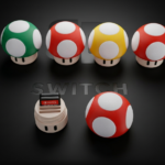 5 Porte-Cartouches Nintendo Switch : Des Champignons Power-Up