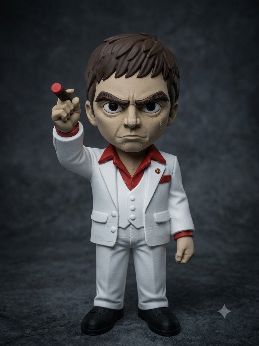 Gemini_Generated_Image_86ah4986ah4986ah Figurine Tony montana – Image 1