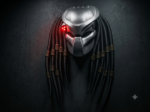 Casque de Predator avec tresses film original de 1987
