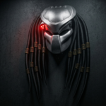 Casque de Predator avec tresses film original de 1987
