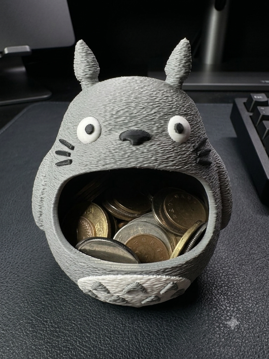 Gemini_Generated_Image_b7sd9yb7sd9yb7sd Figurine Totoro Grande Bouche – Mon Voisin le Plus Mignon – Image 1
