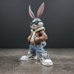 Figurine Bugs Bunny urbain stylé