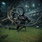 Modèle Alien Xénomorphe Figurine grandeur nature - 1,5 m de haut