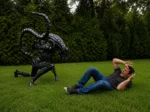 Modèle Alien Xénomorphe Figurine grandeur nature - 1,5 m de haut – Image 3