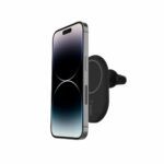 Belkin BoostCharge Chargeur de voiture Magnétique sans fil, Support Telephone Voiture Magnetique, Compatible MagSafe, pour l’iPhone 17, 16, 15, 14, 13 Pro, Max, Plus, mini (câble et chargeur inclus)