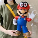 Mario Super Mario Odyssey Figure w/ Removable Cappy Hat, 40cm Statue PVC