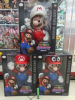 Mario Super Mario Odyssey Figure w/ Removable Cappy Hat, 40cm Statue PVC – Image 2